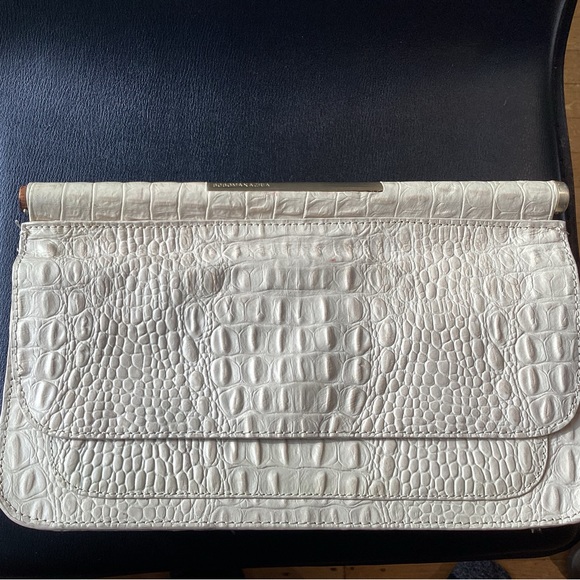 BCBGMaxAzaria Leather Clutch - Picture 1 of 4